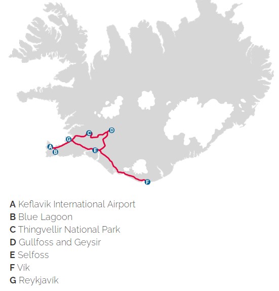 Amerikaspesialisten, nordmannsreiser, cruisereiser, Velvære på Island