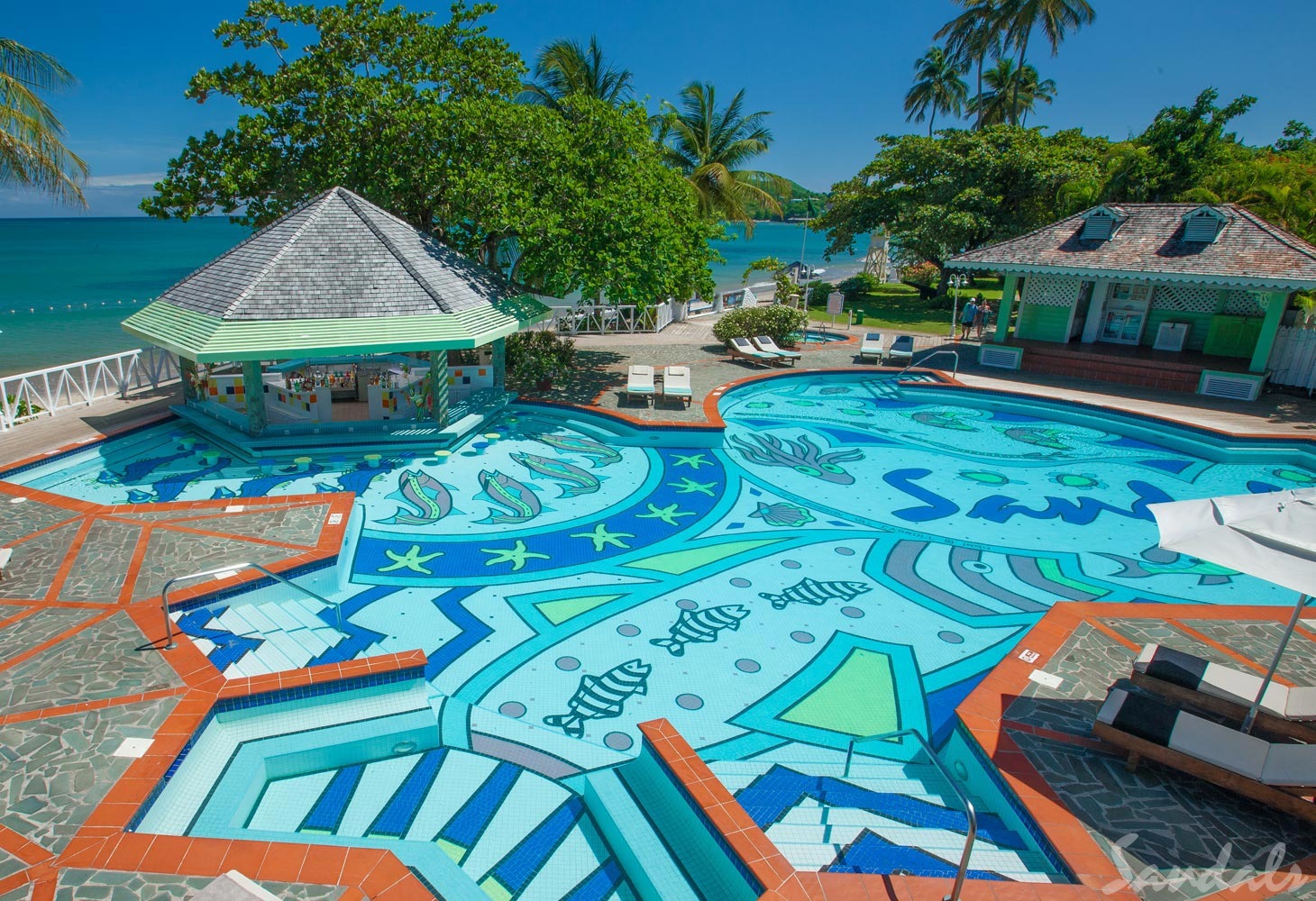 luksusferie på Sandals Halcyon Beach St. Lucia, USa spesialisten Amerikaspesialisten, nordmannsreiser, cruisereiser