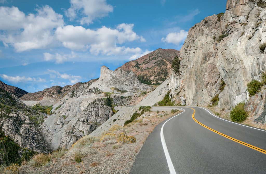 Biltur langs Tioga Road
